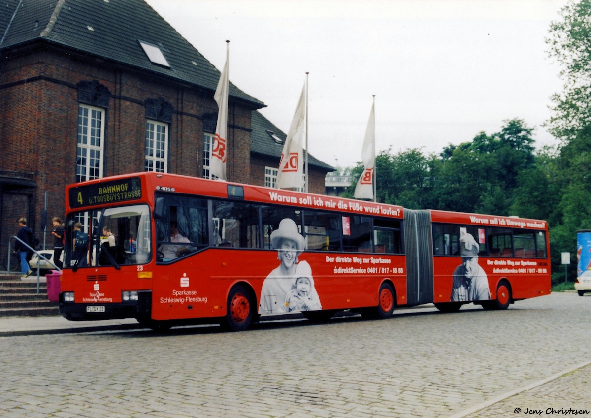 Flensburg, Mercedes-Benz O405G nr. 23