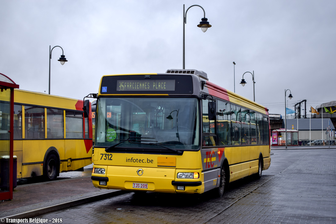 Charleroi, Irisbus Agora S # 7312