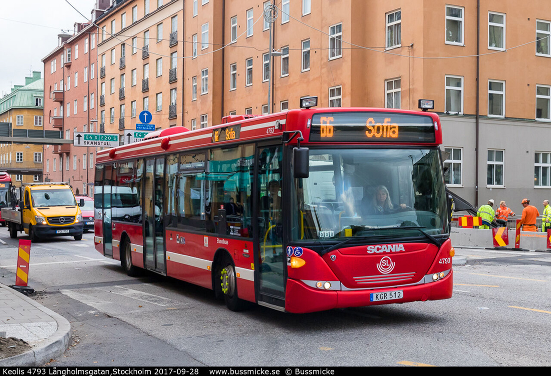 Stockholm, Scania OmniLink CK270UB 4x2LB # 4793