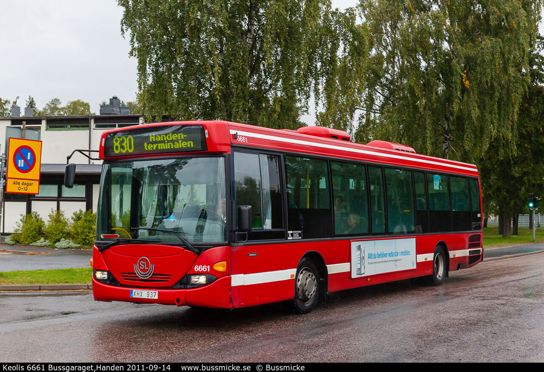 Стокгольм, Scania OmniLink CL94UB 4X2LB № 6661