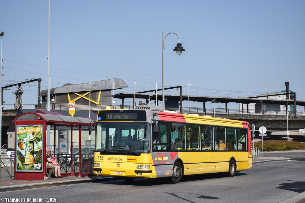 Charleroi, Irisbus Agora S № 7301