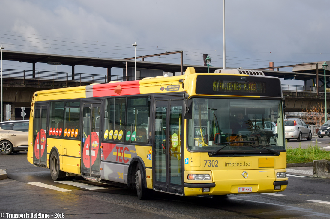 Charleroi, Irisbus Agora S № 7302