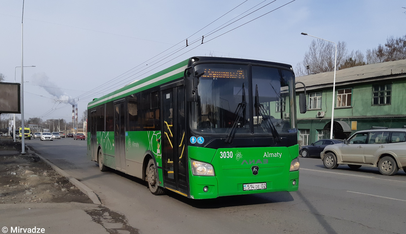Almaty, LiAZ-5293.60 № 3030