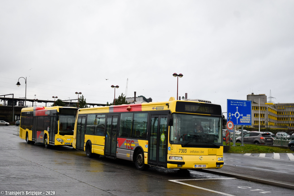 Charleroi, Irisbus Agora S № 7303