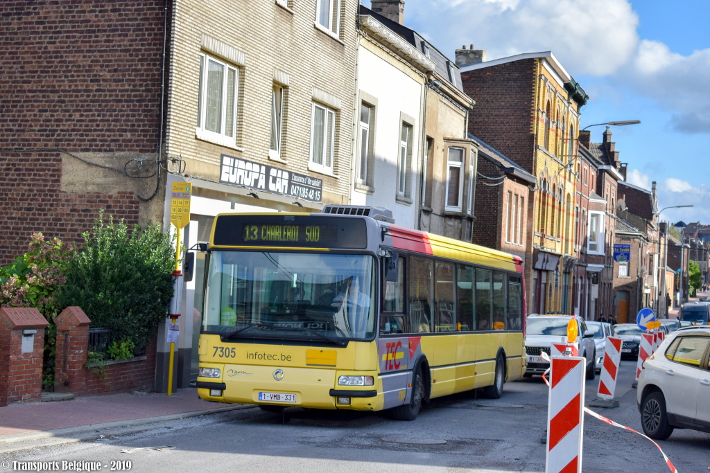 Charleroi, Irisbus Agora S # 7305