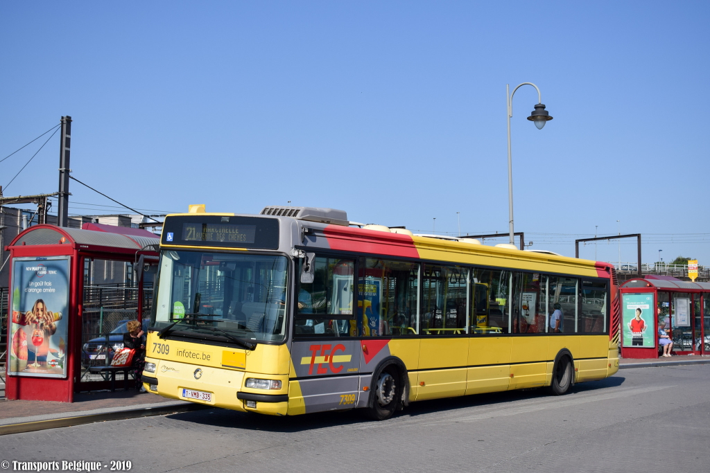 Charleroi, Irisbus Agora S # 7309