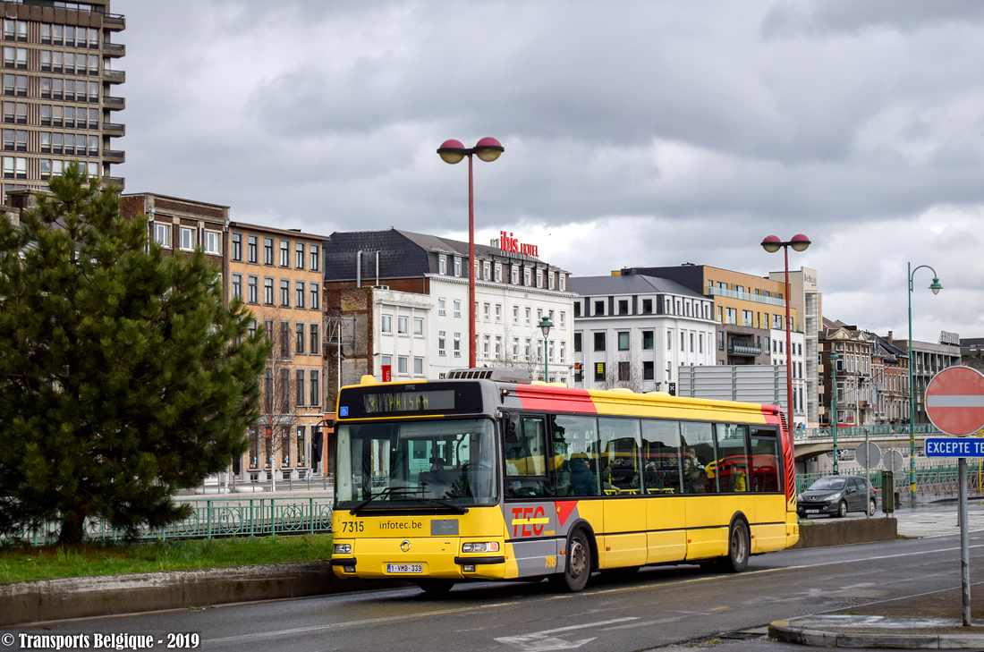Charleroi, Irisbus Agora S # 7315