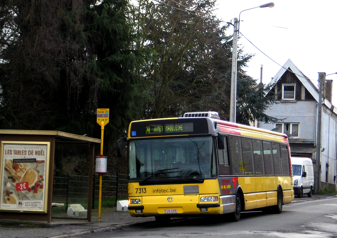 Charleroi, Irisbus Agora S No. 7313