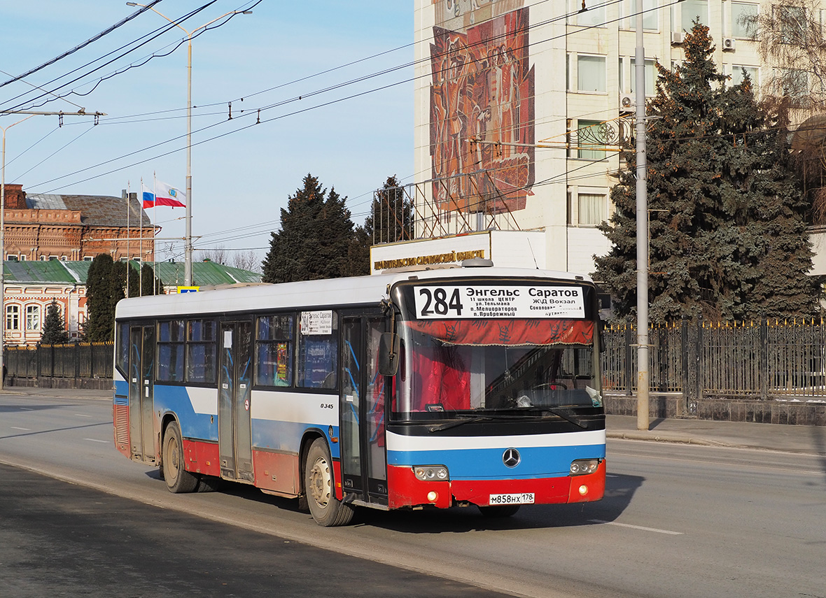 Saratov, Mercedes-Benz O345 Conecto I C # М 858 НХ 178
