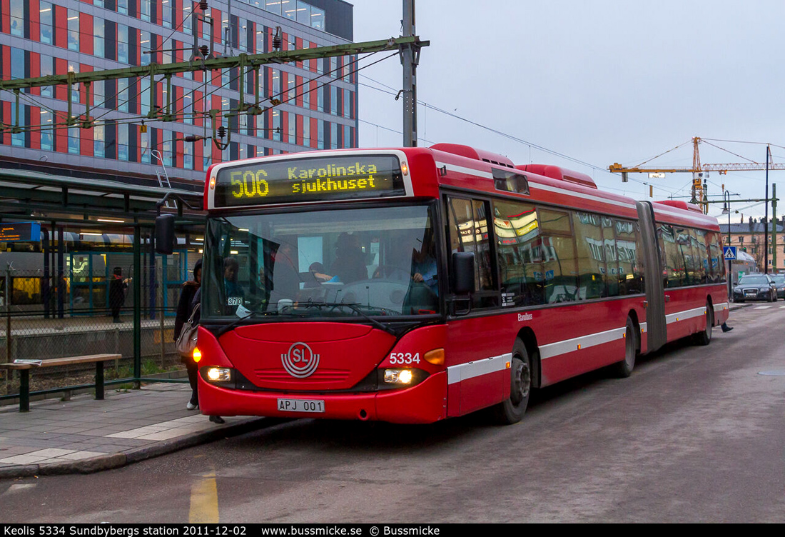 Стокгольм, Scania OmniCity CN94UA 6X2/2EB № 5334