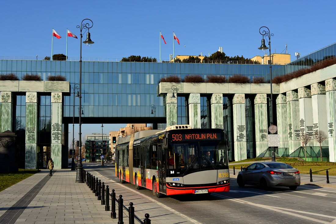 Warsaw, Solaris Urbino III 18 Hybrid # 8398