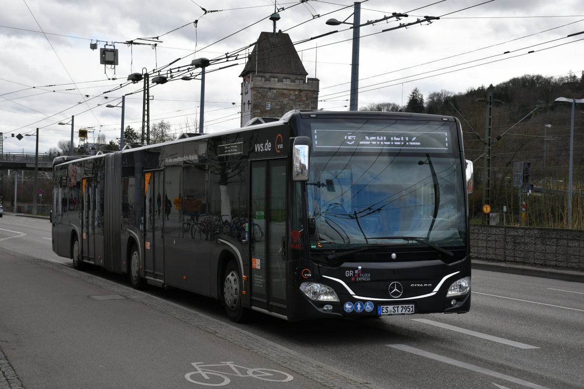 Esslingen am Neckar, Mercedes-Benz Citaro C2 G # ES-ST 7951