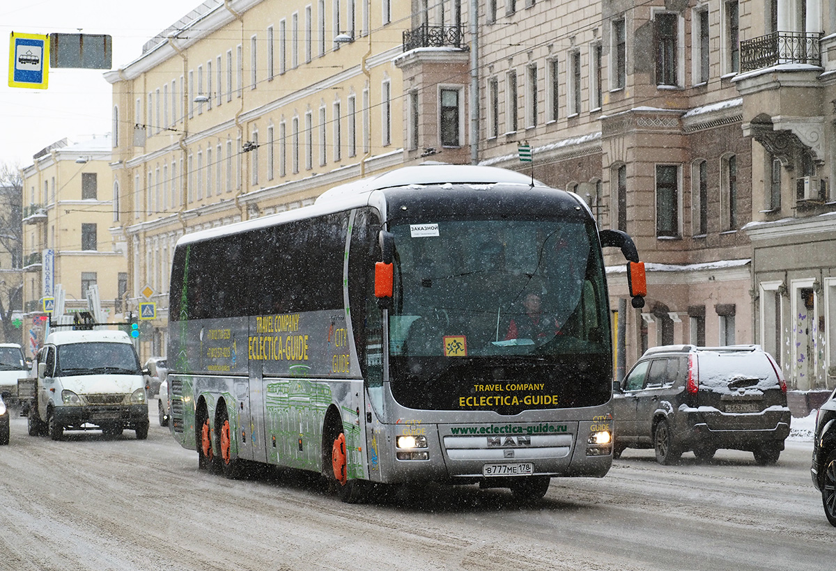 Saint Petersburg, MAN R08 Lion's Top Coach RHC444 nr. В 777 МЕ 178