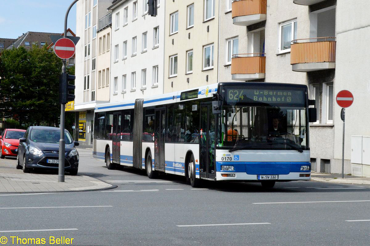 Wuppertal, MAN A23 NG313 № 0170