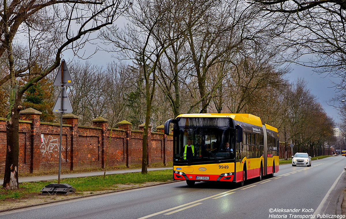 Warsaw, Solaris Urbino IV 18 CNG nr. 9949