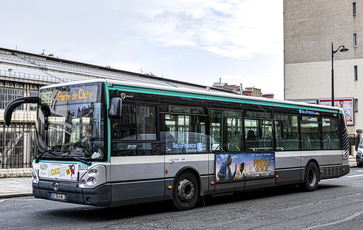 Paris, Irisbus Citelis 12M č. 5333