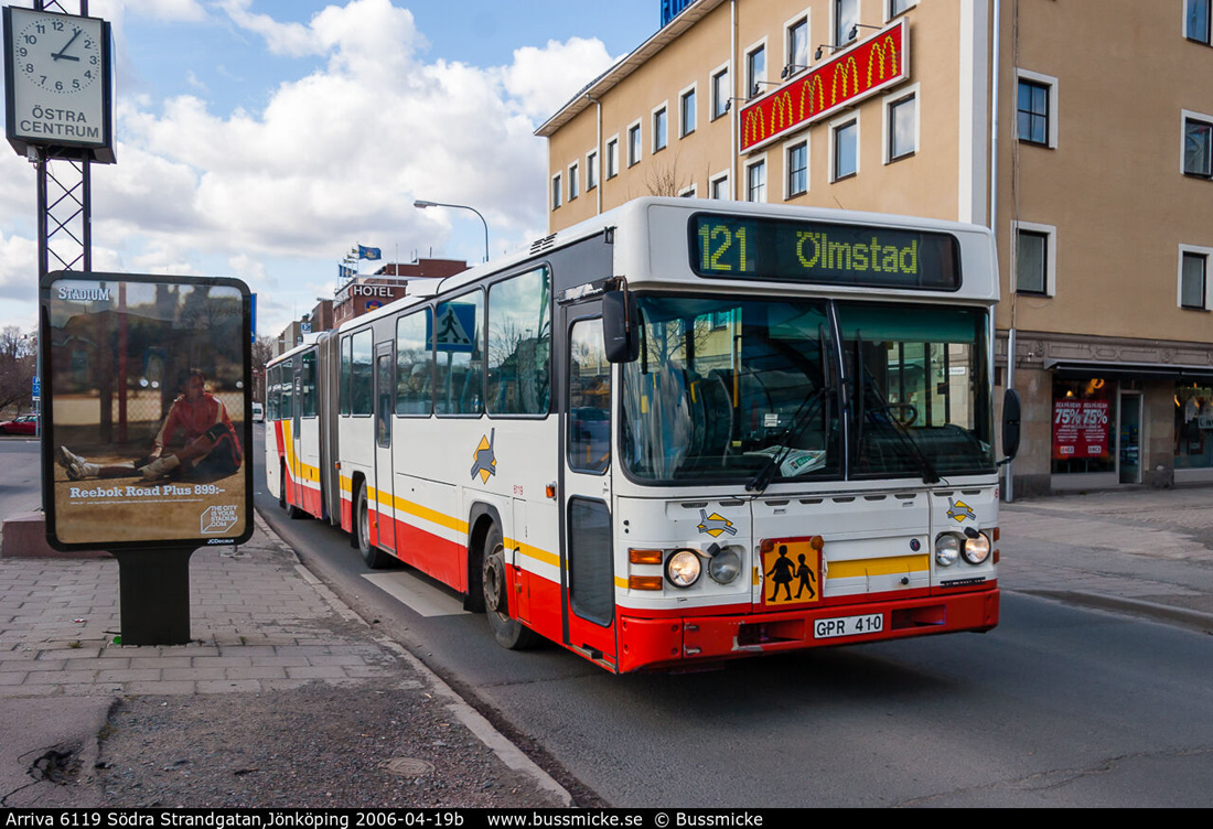 Jönköping, Scania CN113ALB # 6119