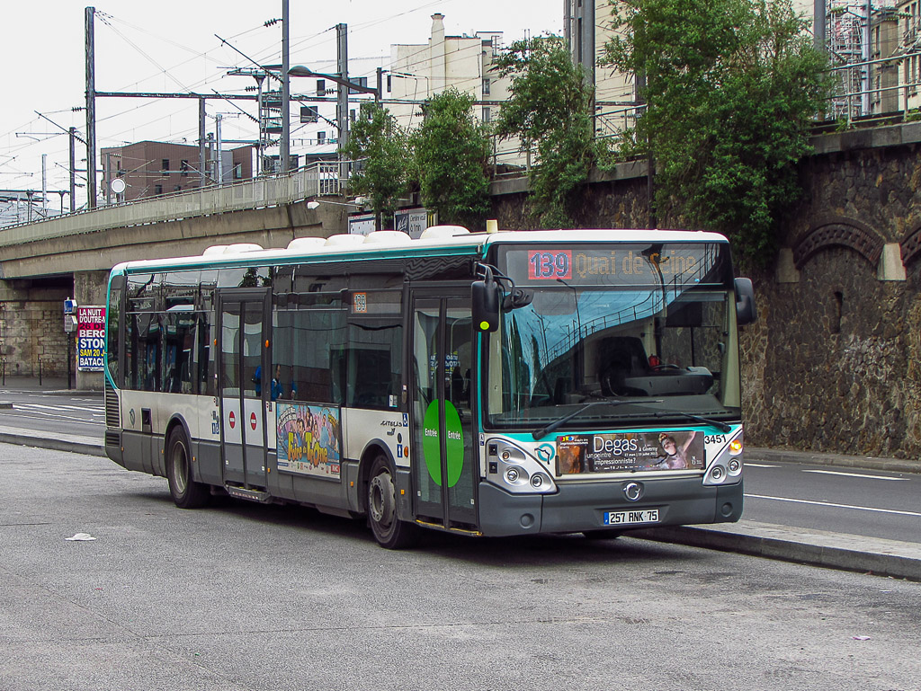 Paris, Irisbus Citelis Line # 3451