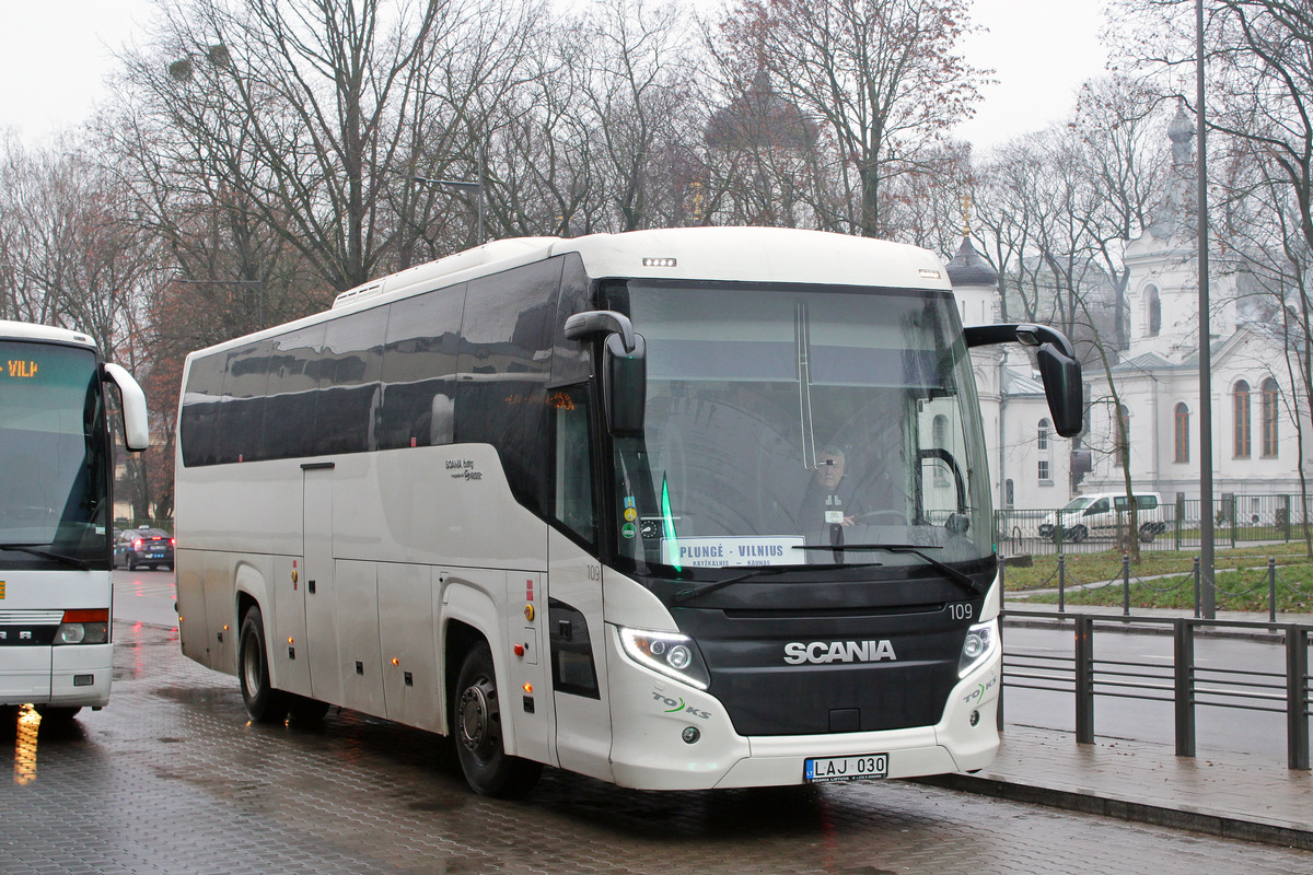 Вильнюс, Scania Touring HD (Higer A80T) № 109
