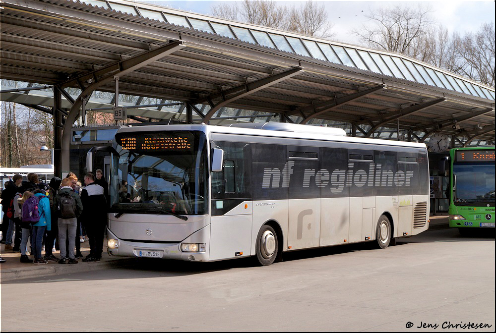 Husum (Nordfriesland), Irisbus Crossway LE 12M Nr. NF-RV 518