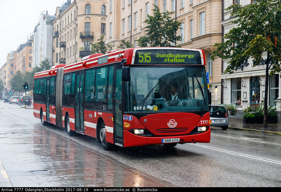 Stockholm, Scania OmniLink CL94UA 6x2/2LB №: 7777