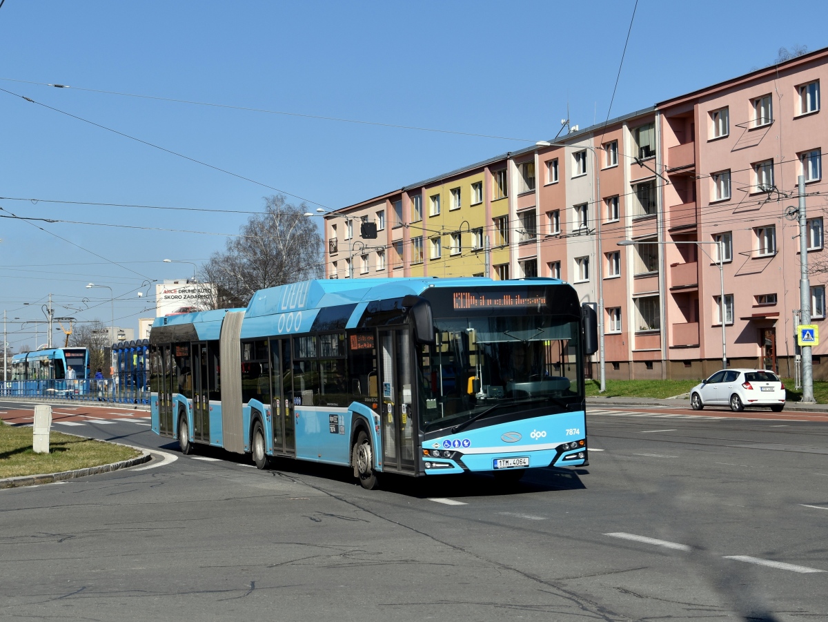 Ostrava, Solaris Urbino IV 18 CNG nr. 7874