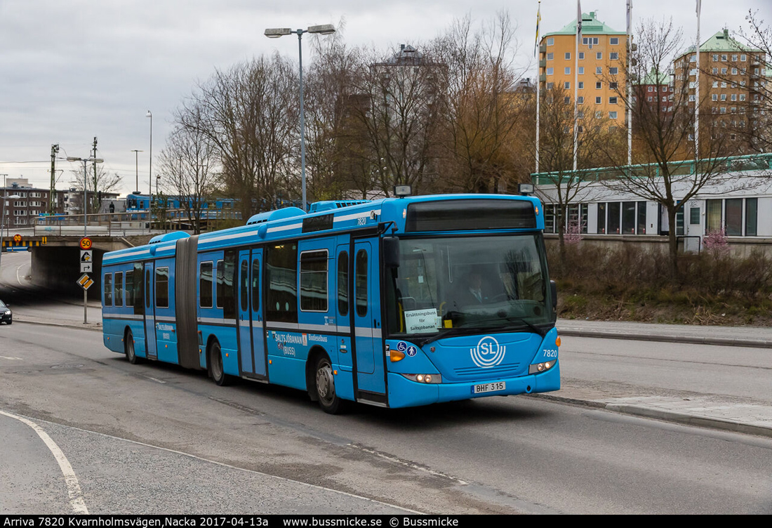 Stockholm, Scania OmniLink CK270UA 6x2/2LB # 7820