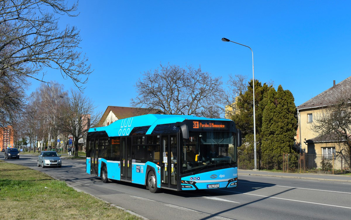 Ostrava, Solaris Urbino IV 12 CNG # 7249