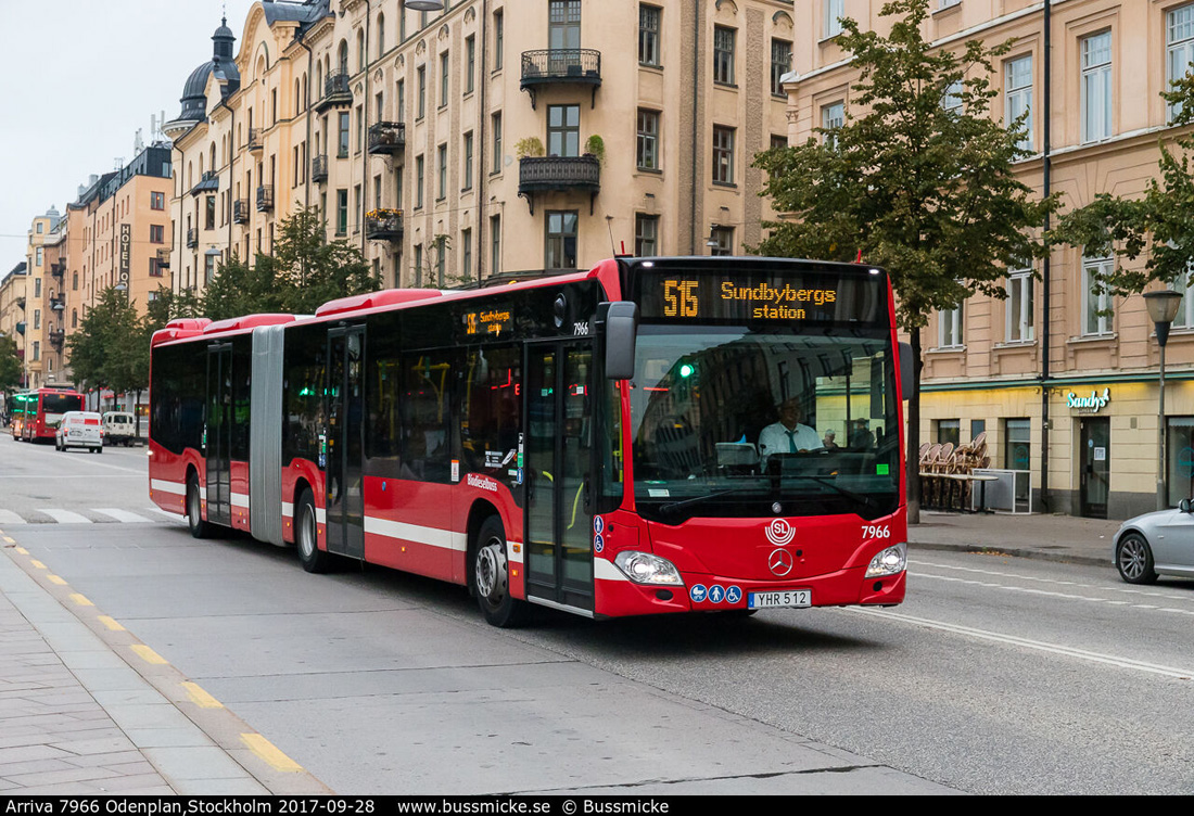 Sztokholm, Mercedes-Benz Citaro C2 G # 7966