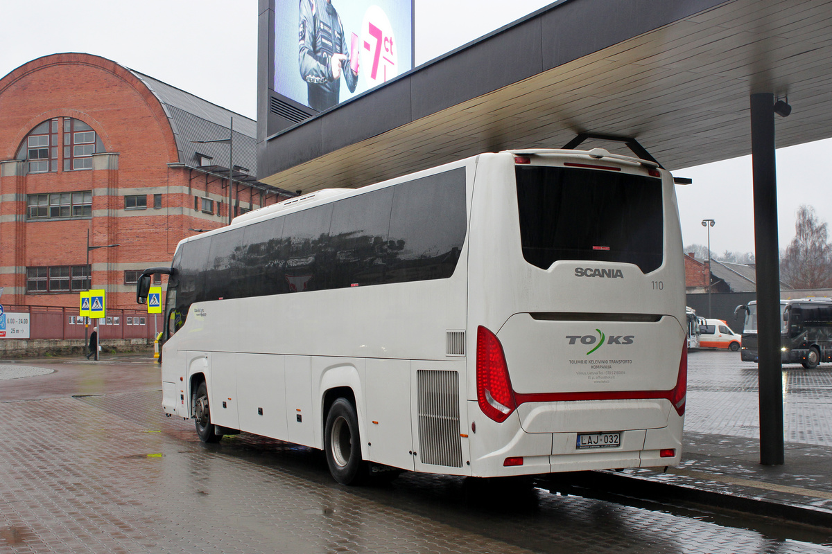 Вильнюс, Scania Touring HD (Higer A80T) № 110