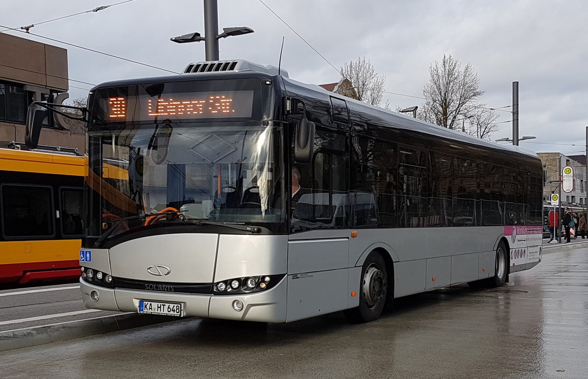Karlsruhe, Solaris Urbino III 12 № KA-HT 648