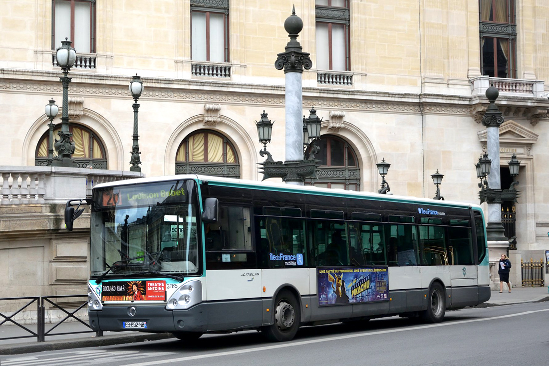 Paris, Irisbus Citelis Line # 3165