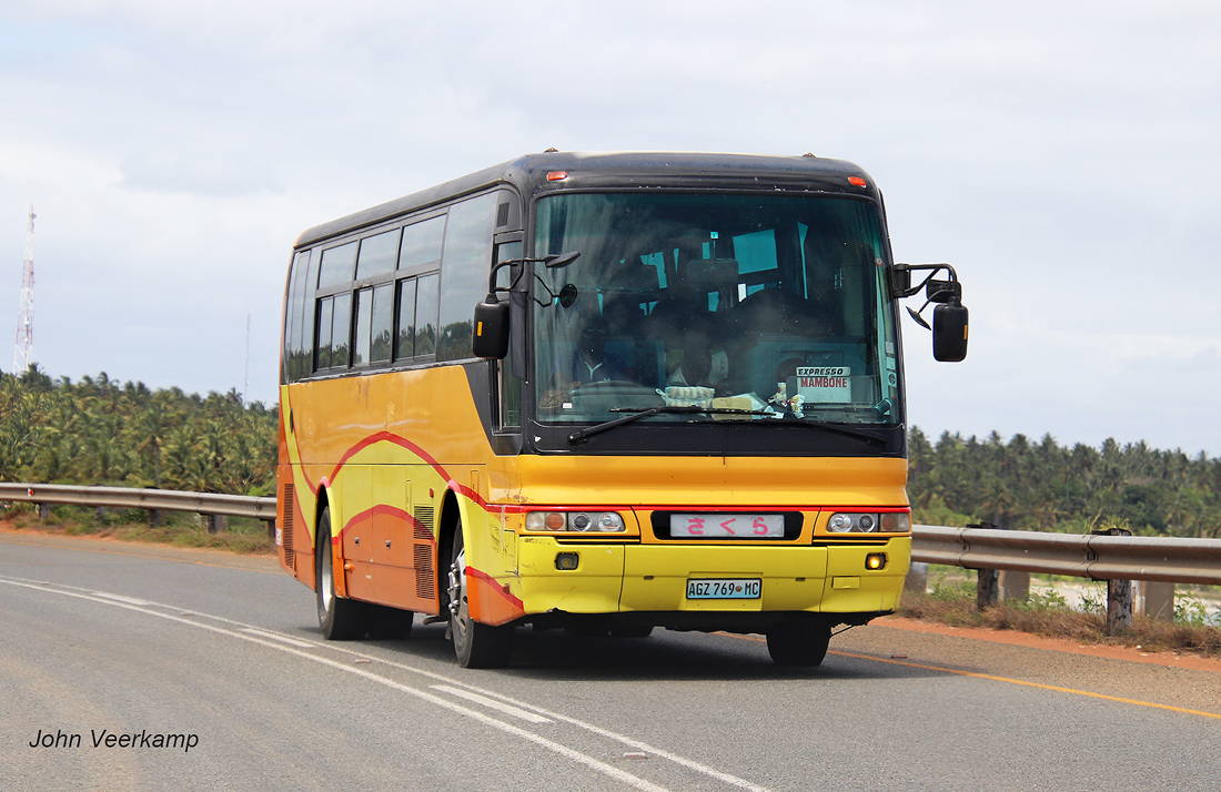 Maputo, Mitsubishi Fuso Aero Bus # AGZ 769 MC