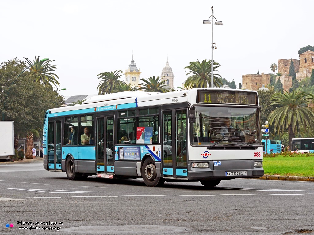 Málaga, Hispano Citybus E (Renault Agora S) # 383