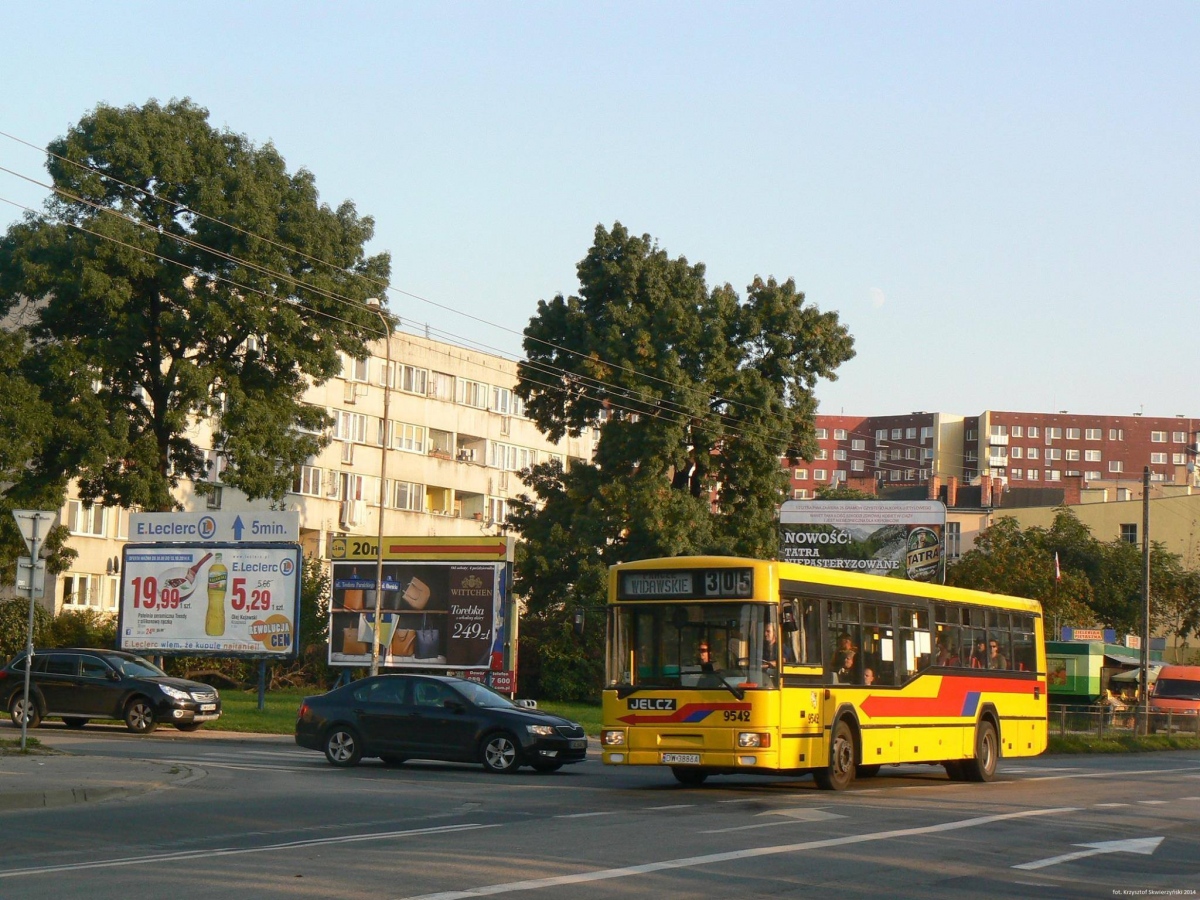 Wrocław, Jelcz M121M # 9542