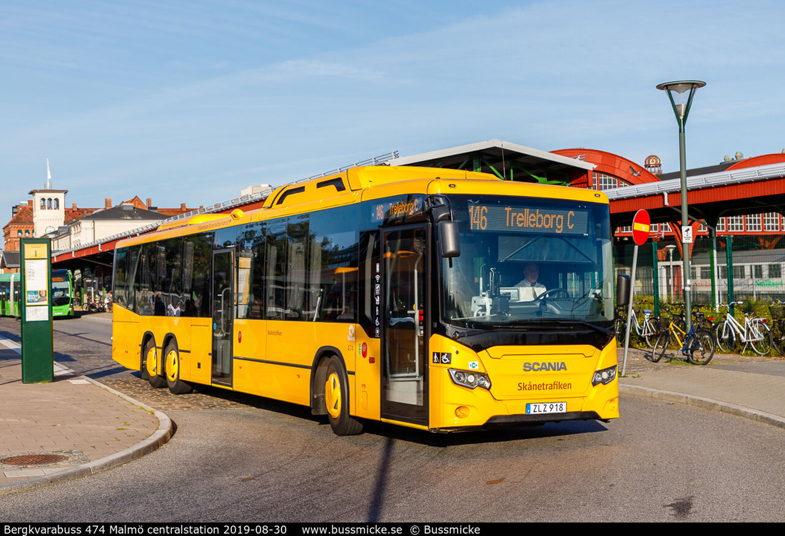 Kalmar, Scania Citywide LE Suburban 14.9M CNG # 474