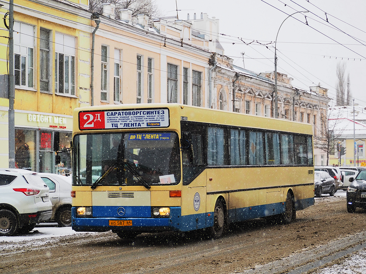 Saratov, Mercedes-Benz O405 # АО 587 64