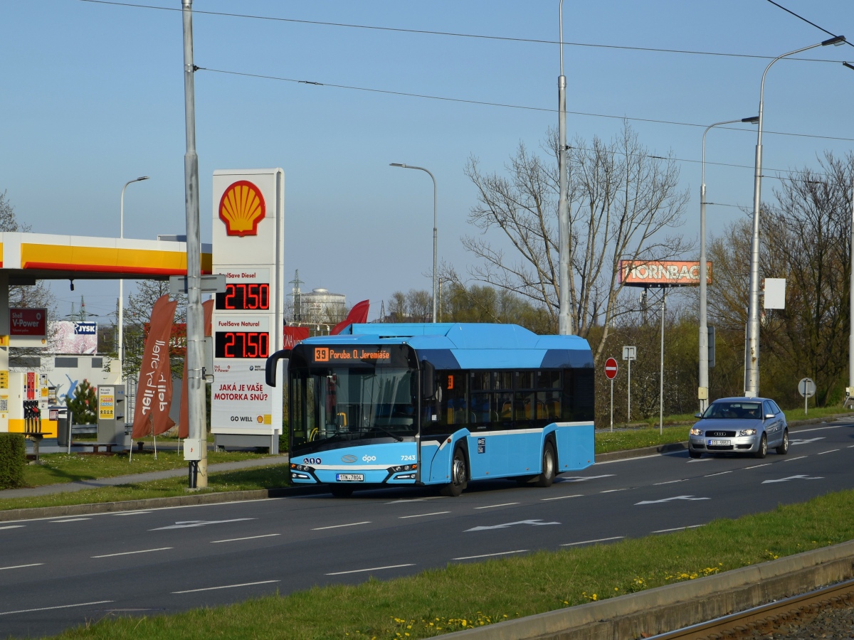 Ostrava, Solaris Urbino IV 12 CNG № 7243