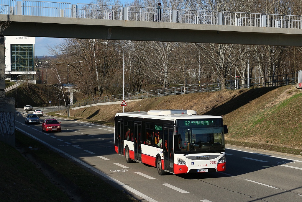 Brno, IVECO Urbanway 12M nr. 7682