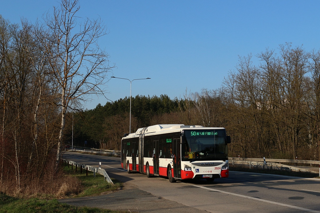 Brünn, IVECO Urbanway 18M CNG Nr. 2024