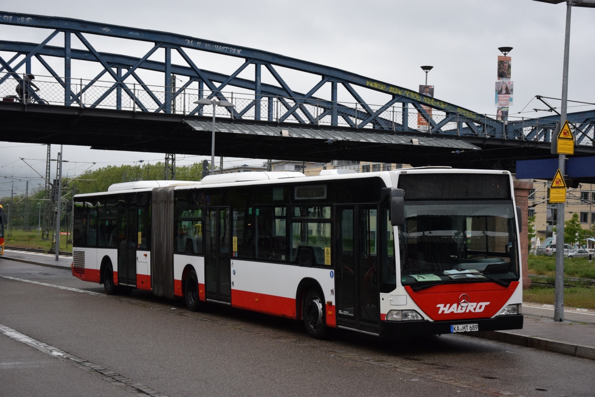 Karlsruhe, Mercedes-Benz O530 Citaro G # KA-HT 689; Freiburg im Breisgau — SEV Höllentalbahn