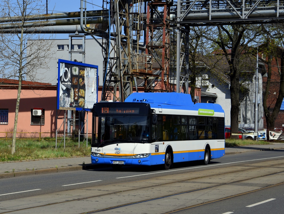 Ostrava, Solaris Urbino III 12 CNG nr. 7160
