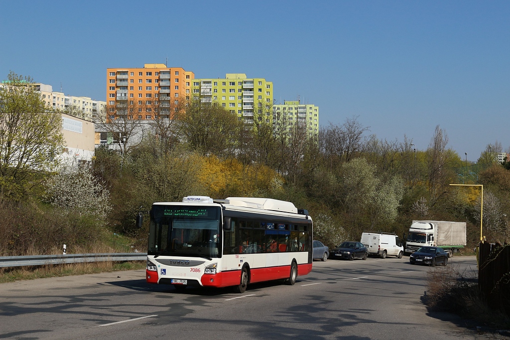Brno, IVECO Urbanway 12M CNG № 7086