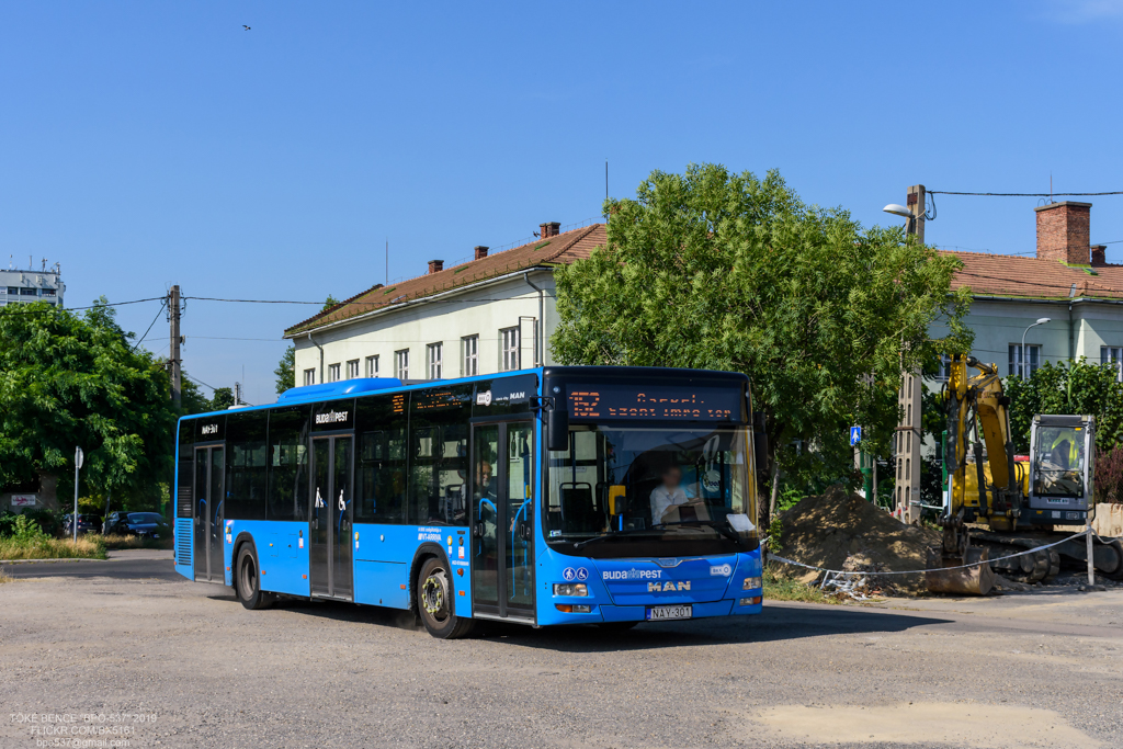 Budapešť, MAN A21 Lion's City NL283 č. NAY-301