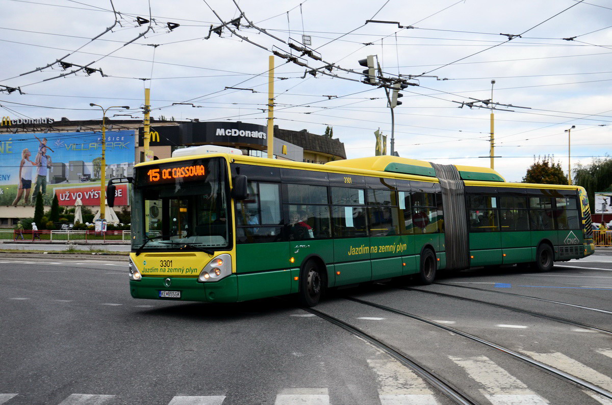Košice, Irisbus Citelis 18M CNG # 3301
