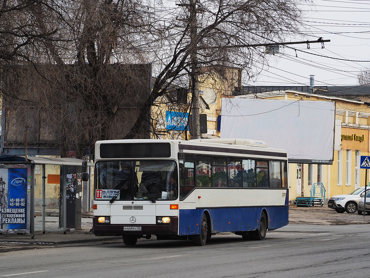 Saratov, Mercedes-Benz O405 № Н 449 РУ 33