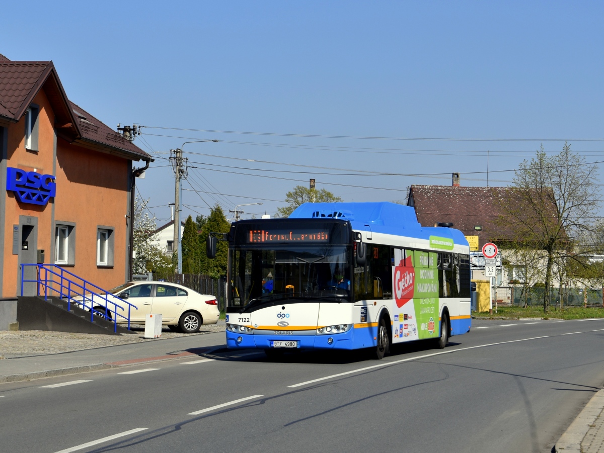 Ostrava, Solaris Urbino III 12 CNG № 7122
