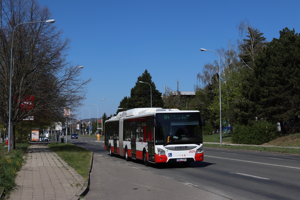 Brno, IVECO Urbanway 18M CNG # 2029