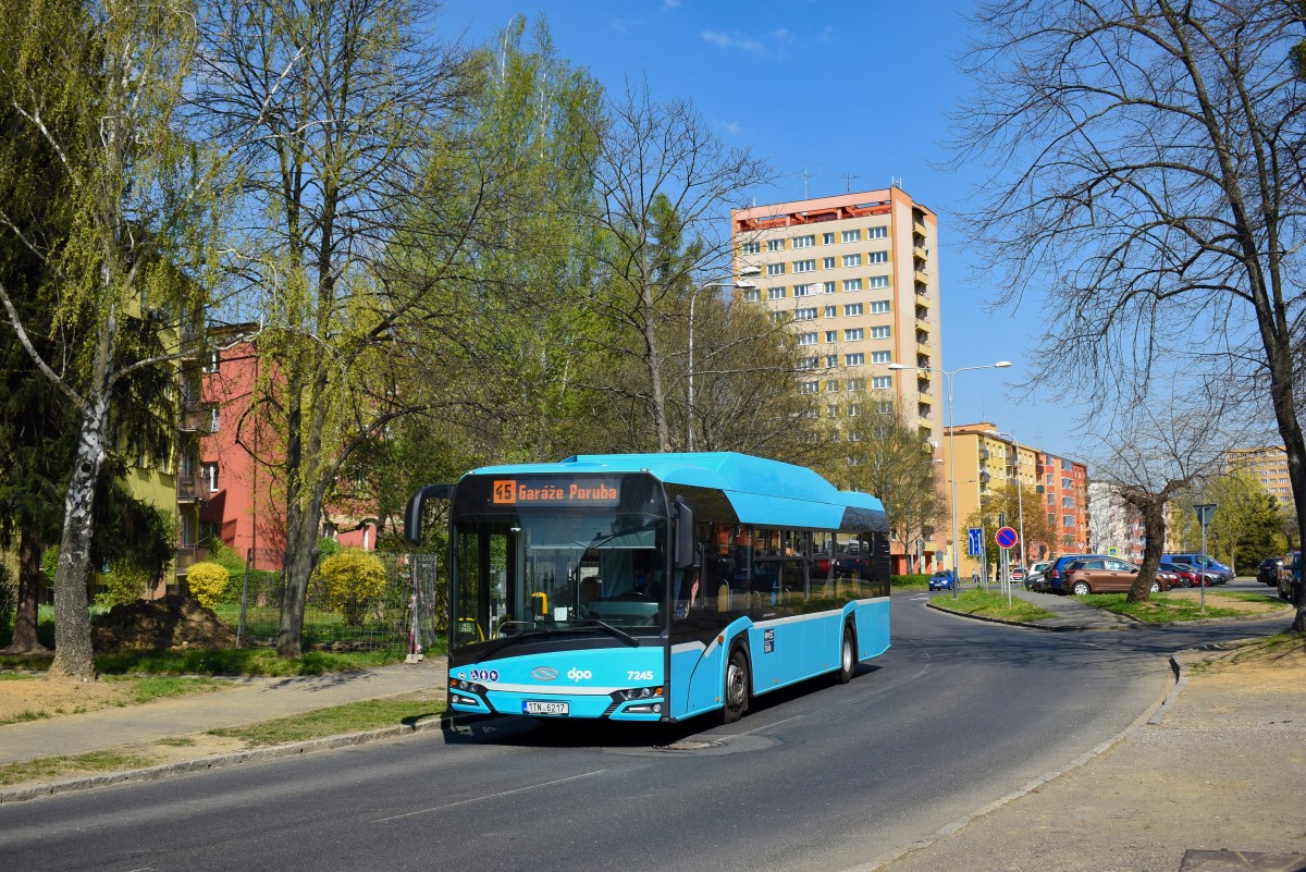 Ostrava, Solaris Urbino IV 12 CNG No. 7245
