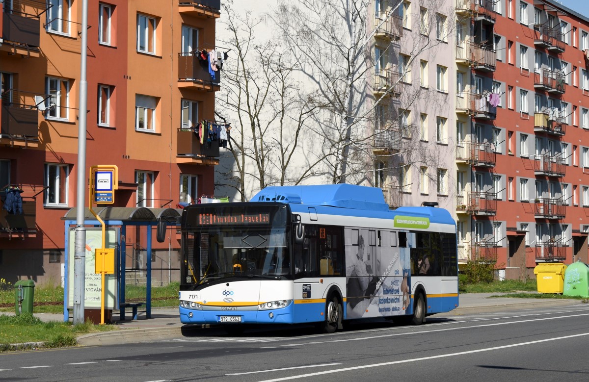Ostrava, Solaris Urbino III 12 CNG No. 7171